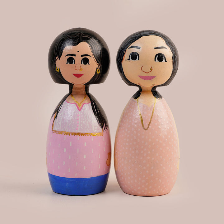Photo Personalized Wooden Peggy Doll