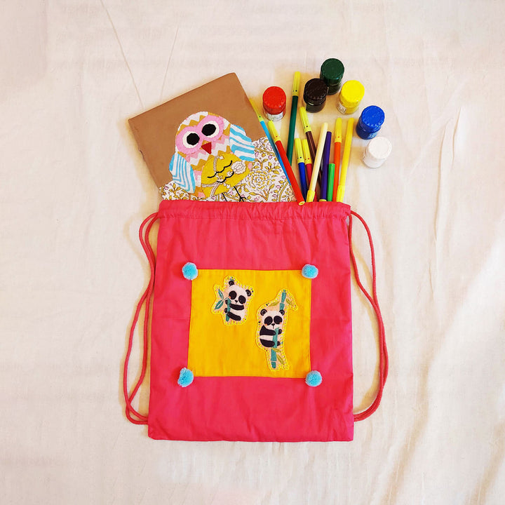 Embroidered Kid's Animal Theme Backpack for School & Trips