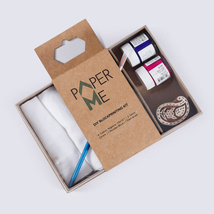 DIY Blockprinting Kit For Napkins