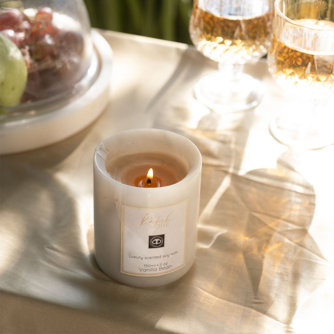 Handcrafted Scented Soy Wax Candle | Vanilla Bean