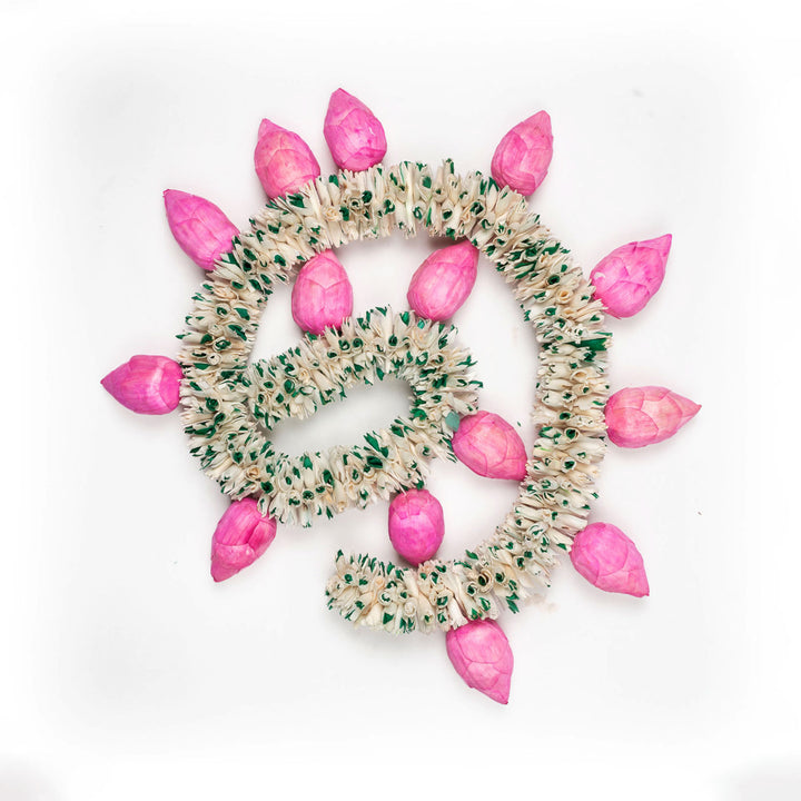 42 In | Sola Wood Lotus Blooms Festive Toran