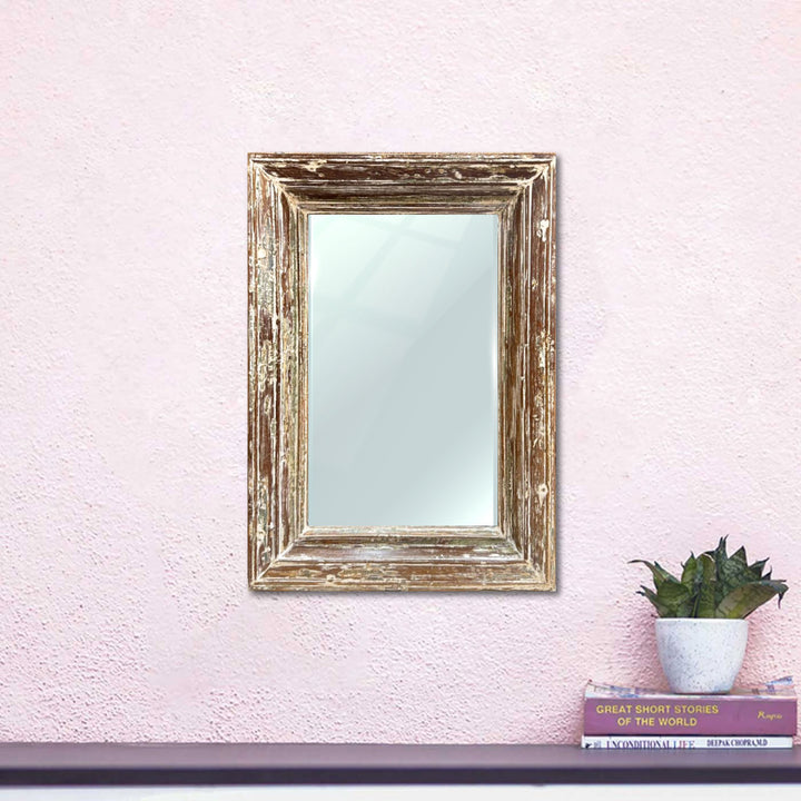 Handcrafted Rectangle Wooden Mirror Frame