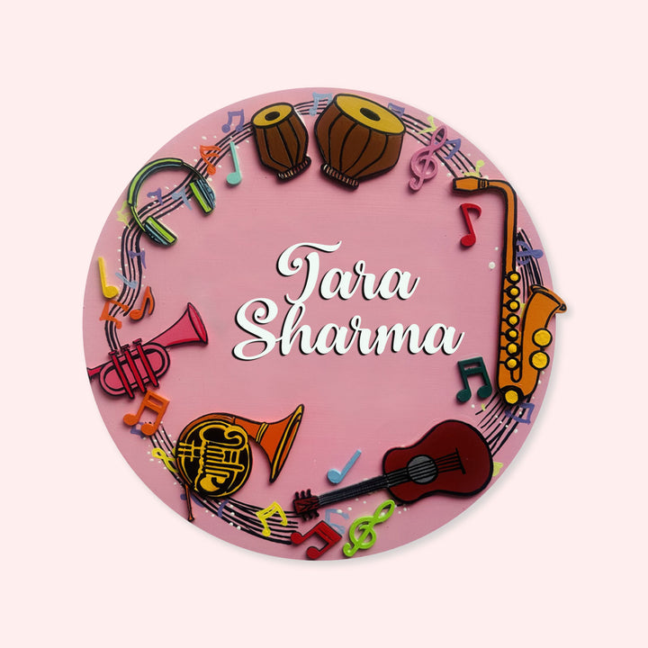 Personalized Kids Fav Subject Mdf Nameplate For Schools Playrooms 3 - None (11)