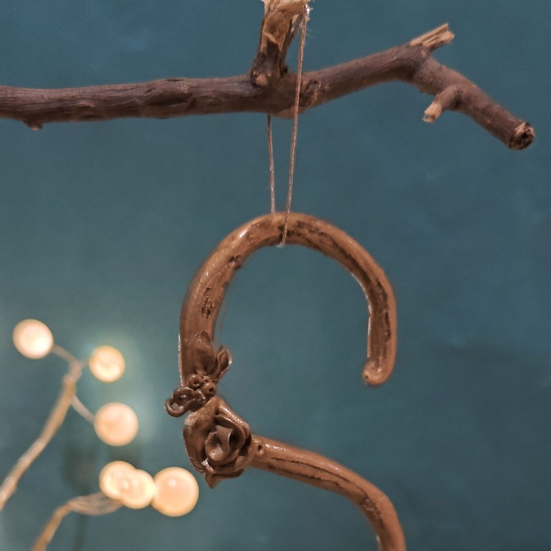 Handmade Personalized Clay Ornament For Christmas Tree Decoration