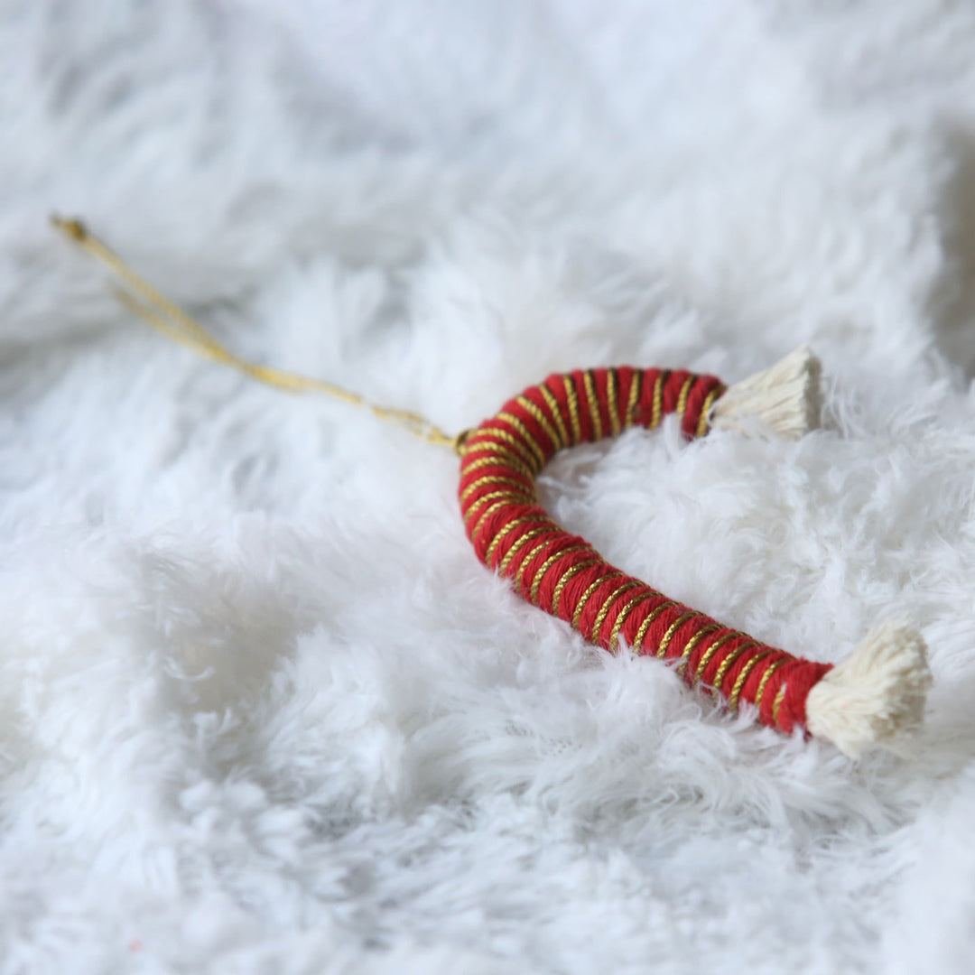 Handmade Macrame Ornaments For Christmas Tree Decoration | Set Of 7
