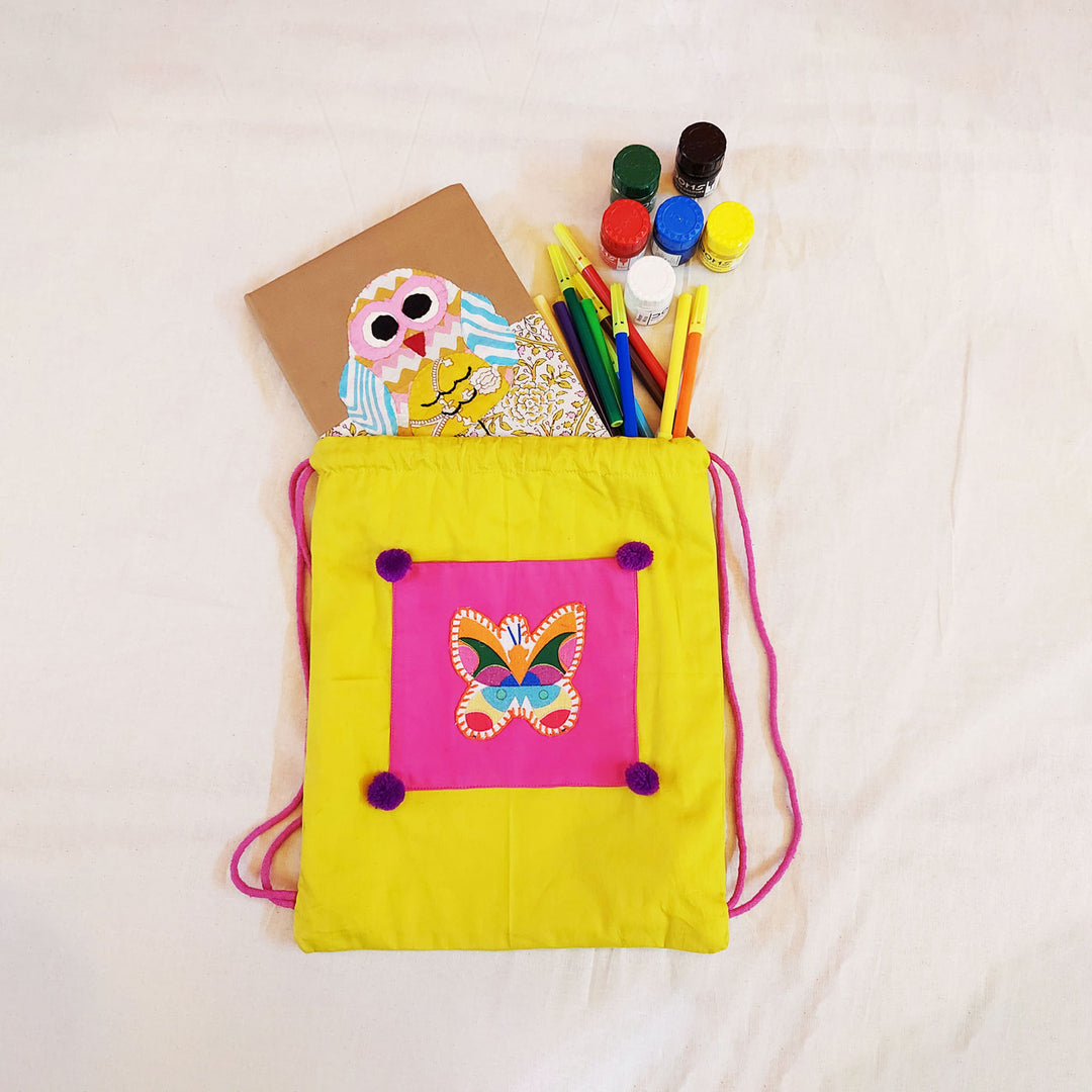 Embroidered Kid's Animal Theme Backpack for School & Trips