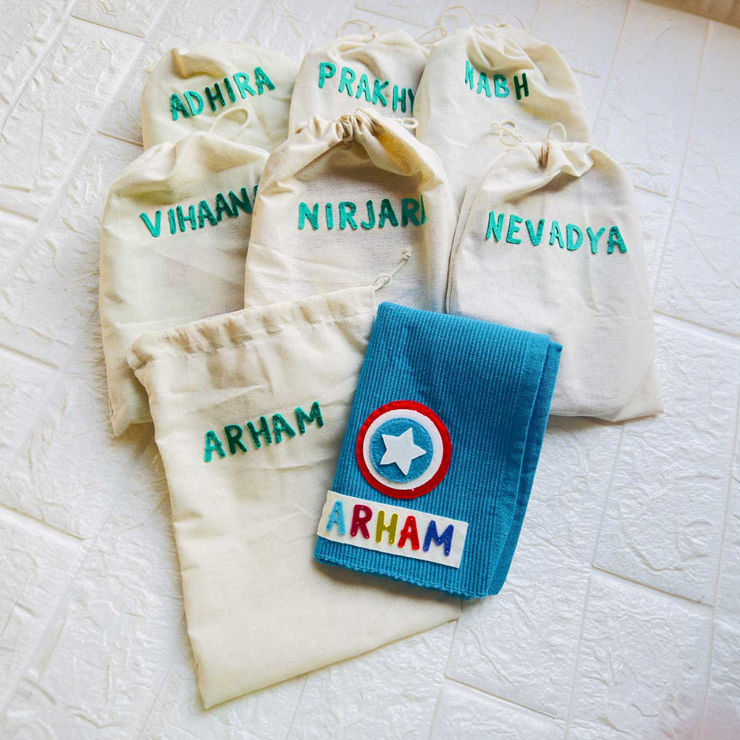 Personalized Handmade Capitan America Table Mat For Kids