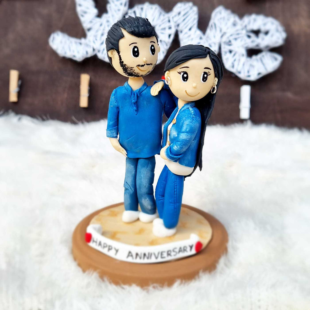 Photo Personalized Miniature Clay Dolls