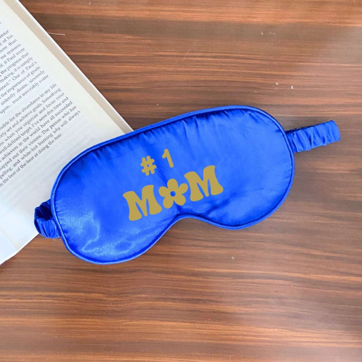 Customized Handmade Printed #1 Mom Satin Eye Mask
