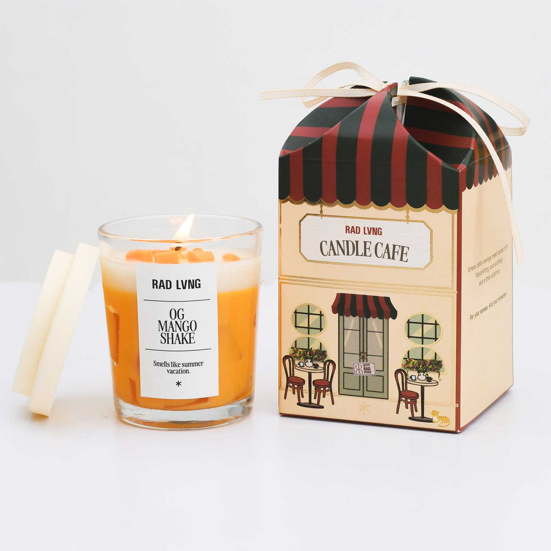Hand Poured OG Mango Shake Petite Scented Soy Wax Candle