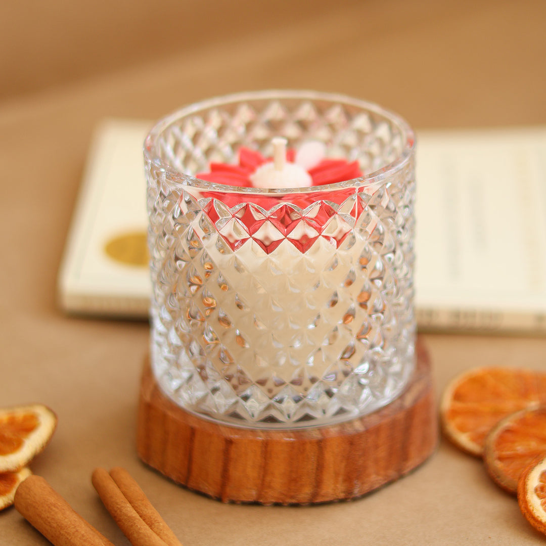 Assorted Handmade Big Crystal Jar Soy Wax Candle