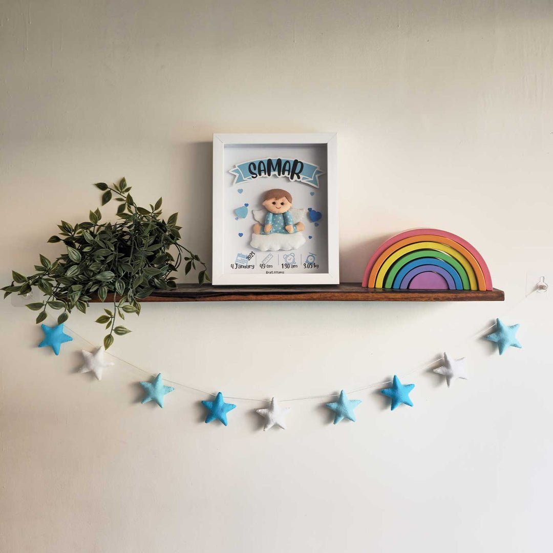 Handmade Stars Theme Felt Bunting For Kids