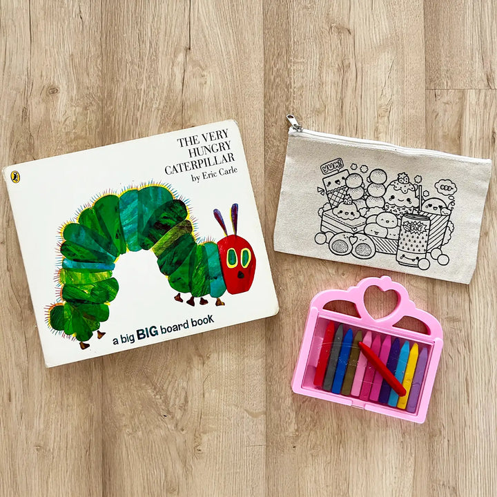 DIY Colour It Yourself Yummy Foodland Cotton Pouch For Kids