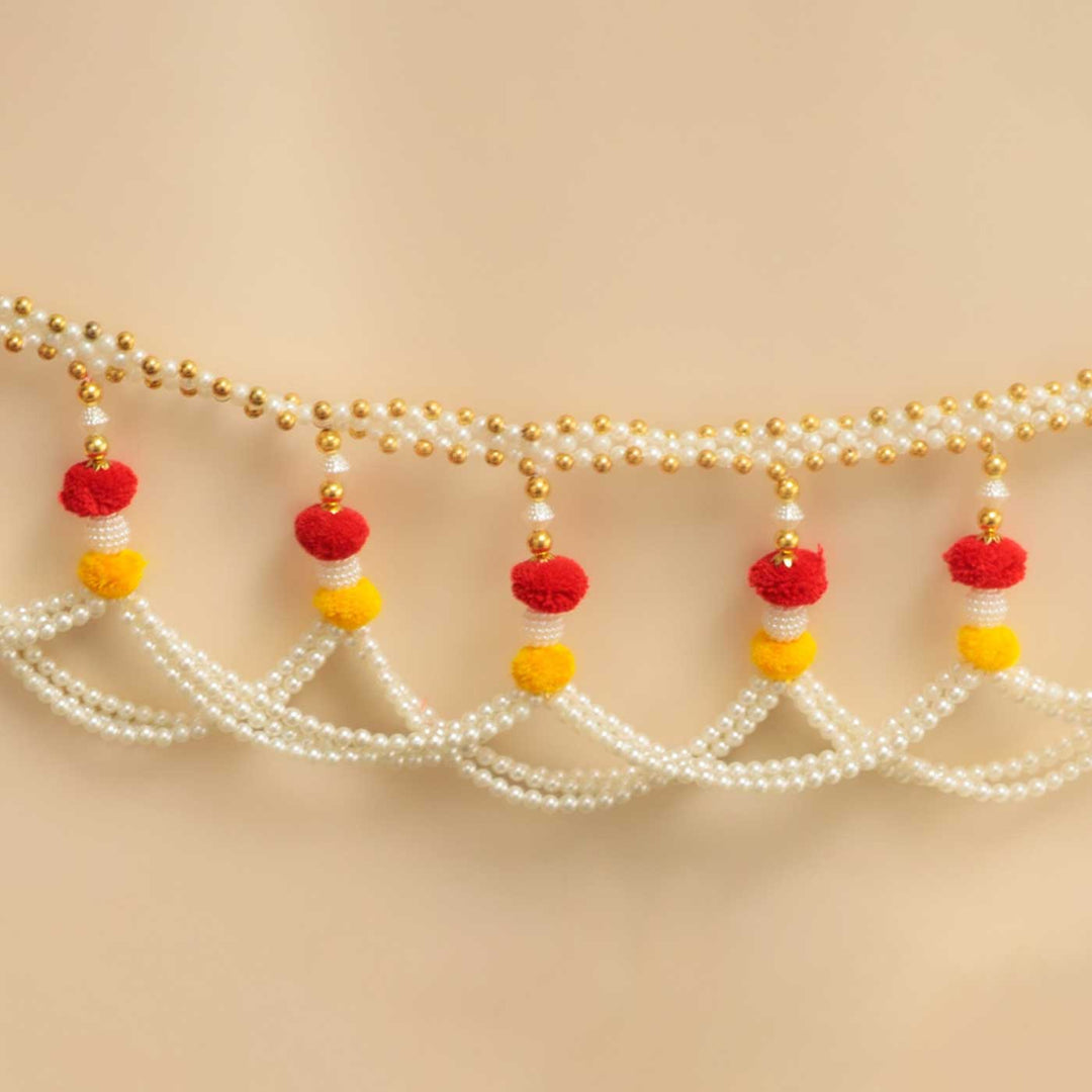 47 In | Handmade Mala Design Pearl Toran