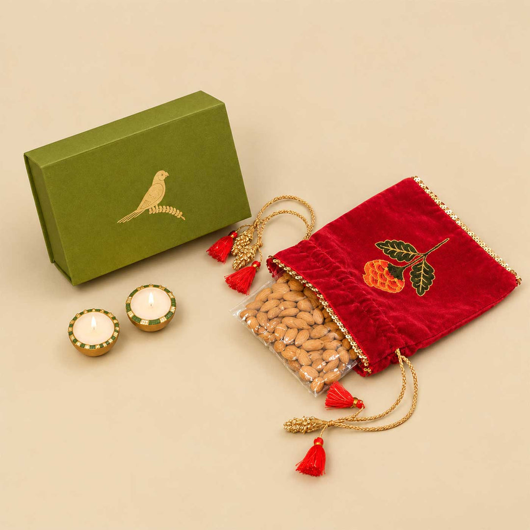 Anar Diwali Potli And Diya Mini Gift Hamper For Festive Gifting