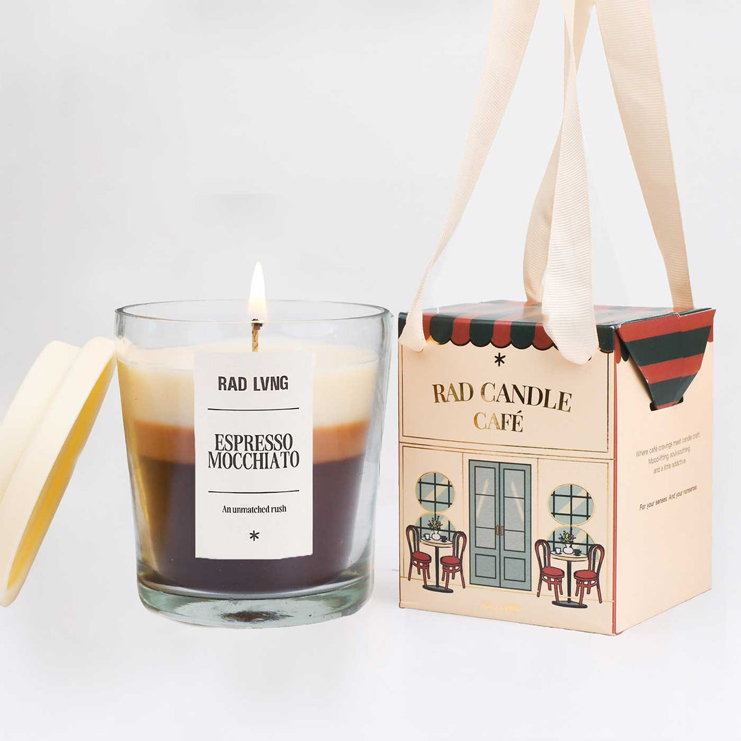Hand Poured Espresso Mocchiato Grande Scented Soy Wax Candle