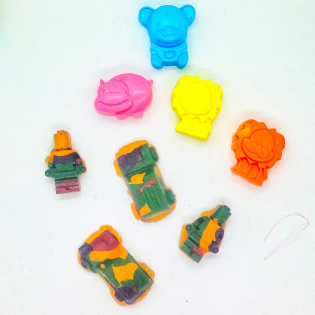 Handmade Non-Toxic The Jungle Safari Crayons | Set Of 8