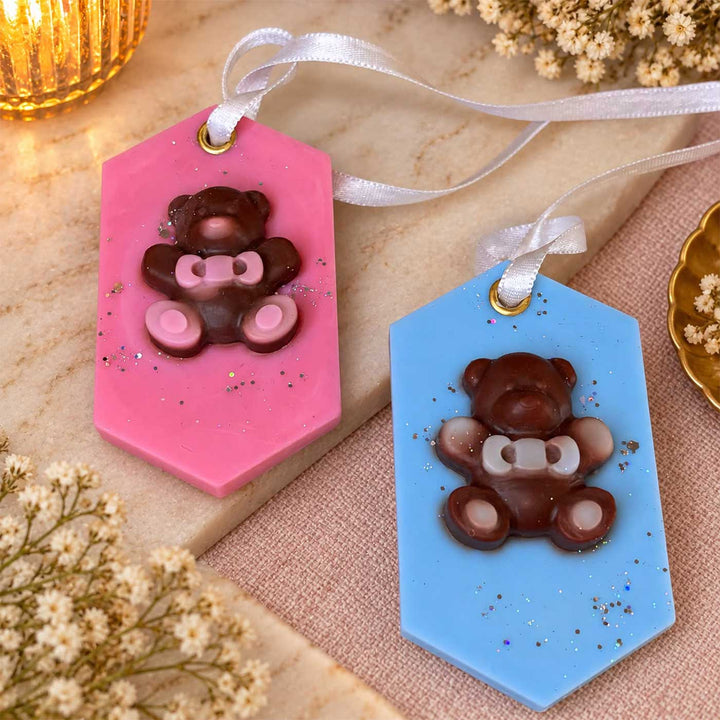 Handmade Little Blessing Mulberry Vanilla Soy Wax & Beeswax Fragrance Bar For Baby Shower Gifting