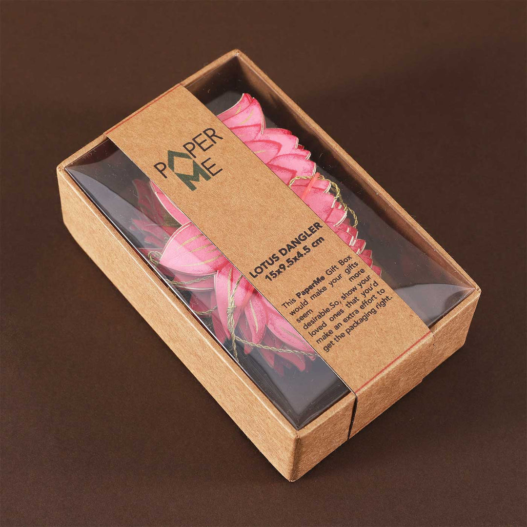 Handmade Lotus Design Paper Hanging