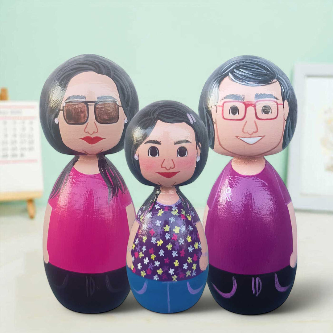 Photo Personalized Wooden Peggy Doll