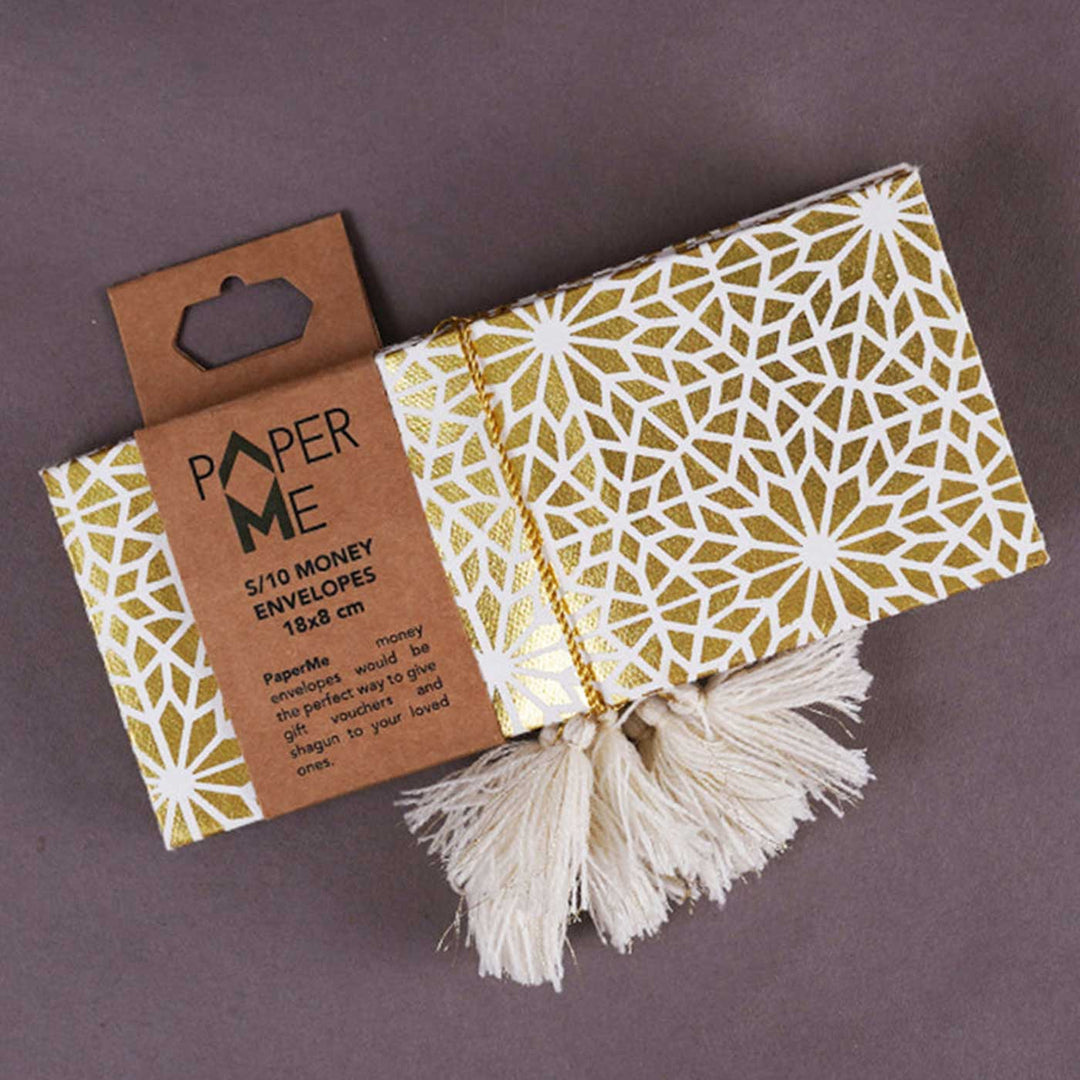 Personalized Handmade Mosaic Paper Envelopes | Set Of 30