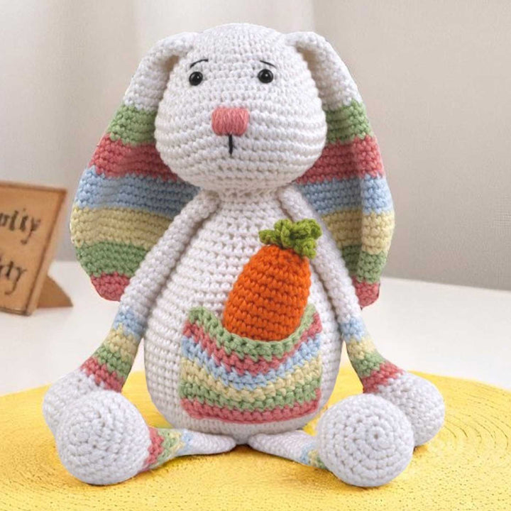 Handmade Crochet Rabbit Toy for Kids