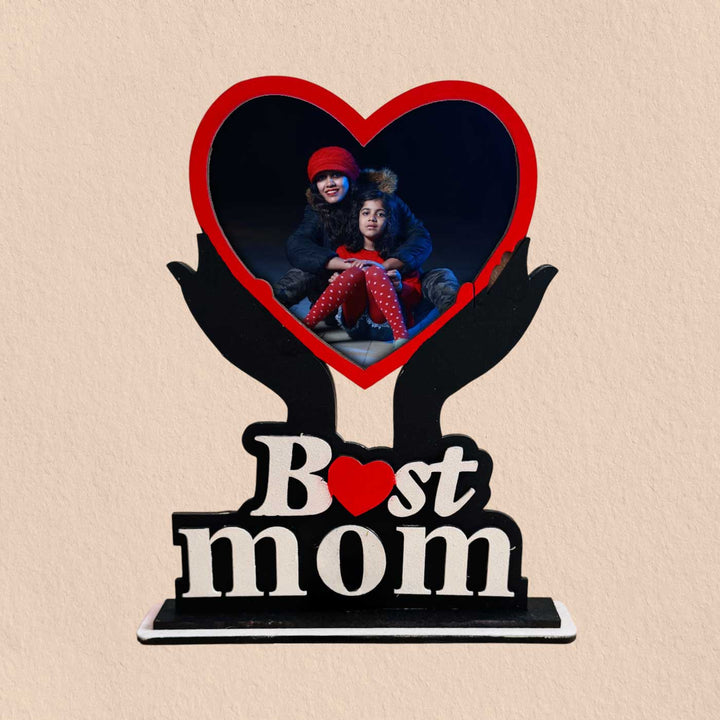 Photo Personalized Handmade Best Mom MDF Wood Fridge Magnet