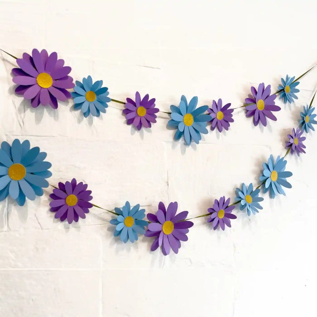 Eco-Friendly Daisy Design Paper Bunting