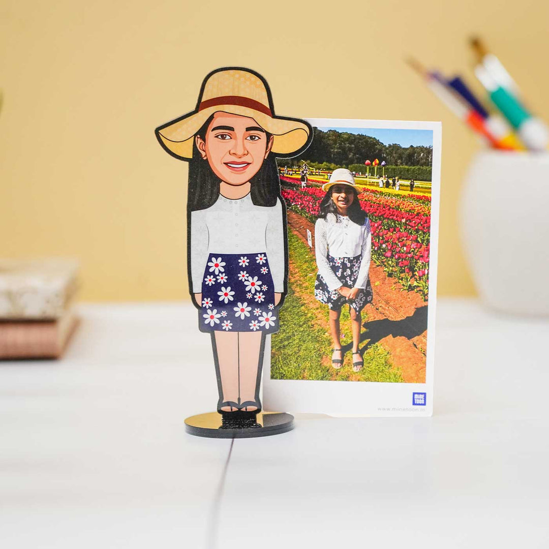Photo Personalized Printed Acrylic Full Length Caricature Cutout
