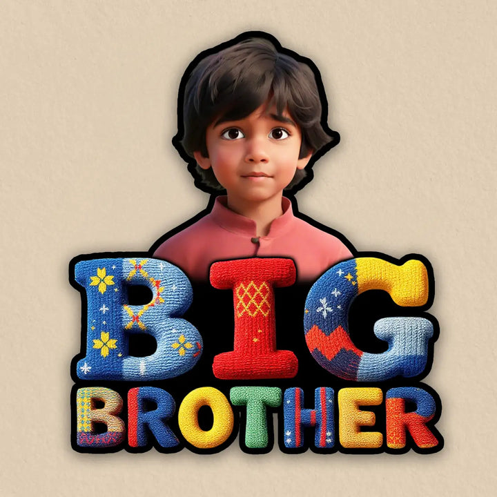 Photo Personalized "Big Brother" Acrylic Fridge Magnet