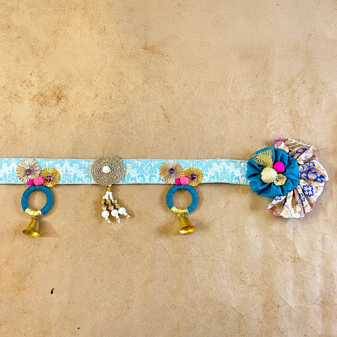 38 In | Handmade Decorative Khushaan Floral Silk Toran