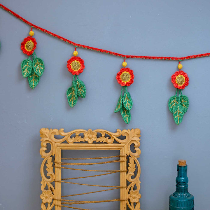 63 In | Handmade Crochet Bagiya Cotton Toran