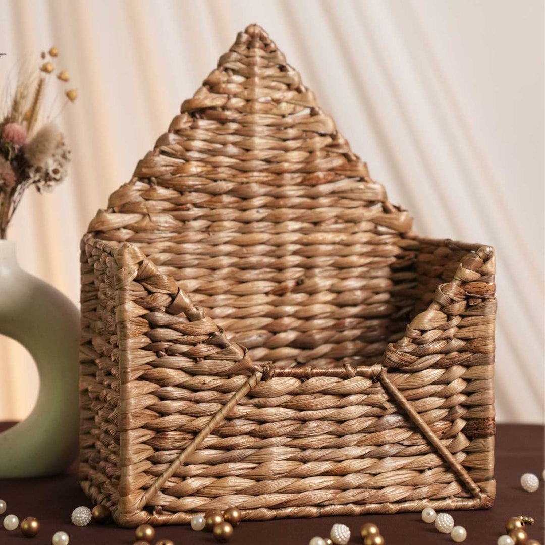 Handmade Water Hyacinth Envelope Basket