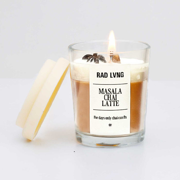 Hand Poured Masala Chai Latte Petite Scented Soy Wax Candle
