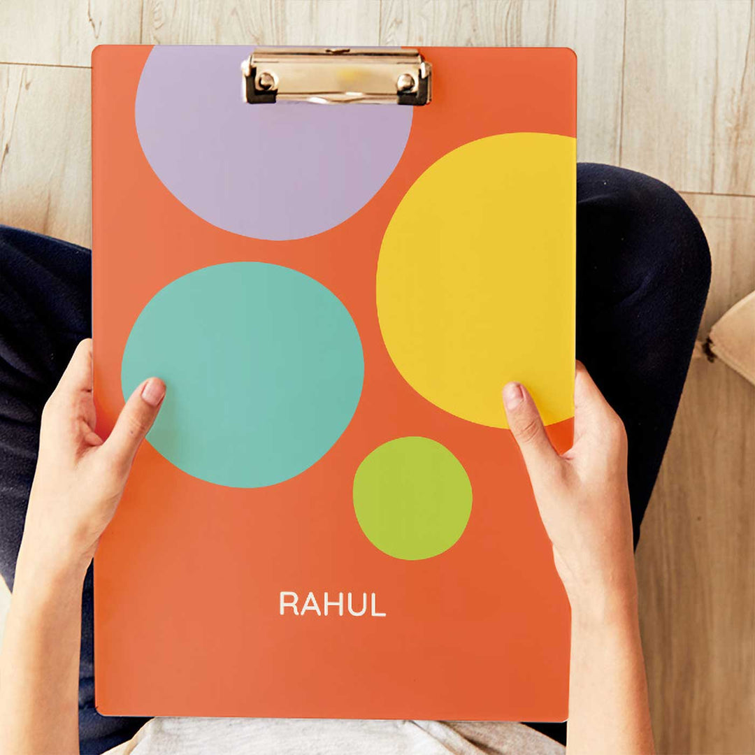 Personalized Zooboo Kids Theme Acrylic Clipboard