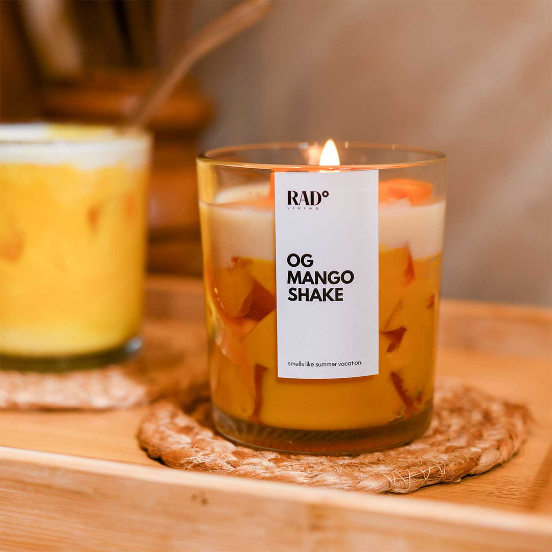 Hand Poured OG Mango Shake OG Scented Soy Wax Candle