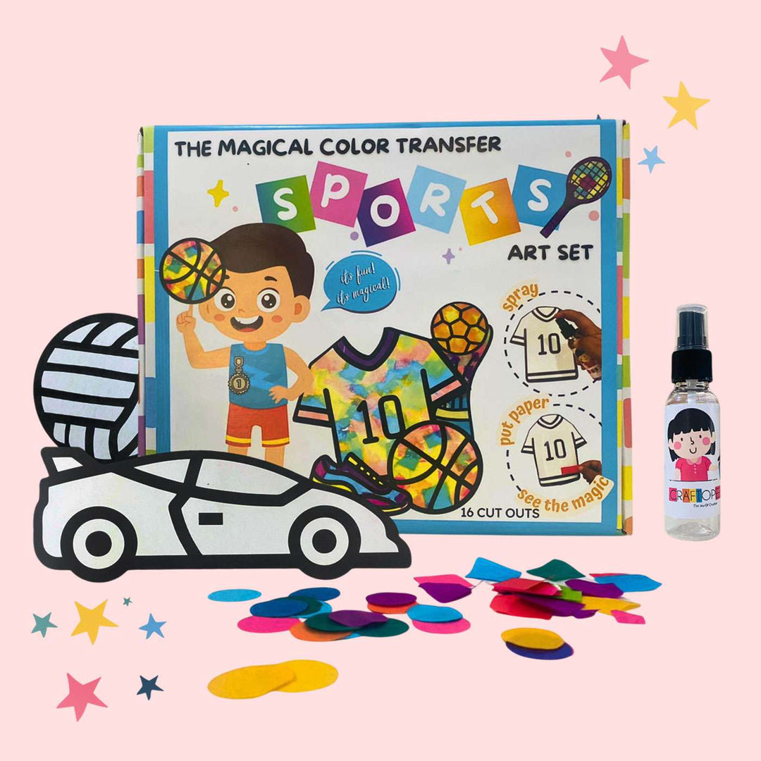Magical Color Transfer Sports Theme DIY Kit
