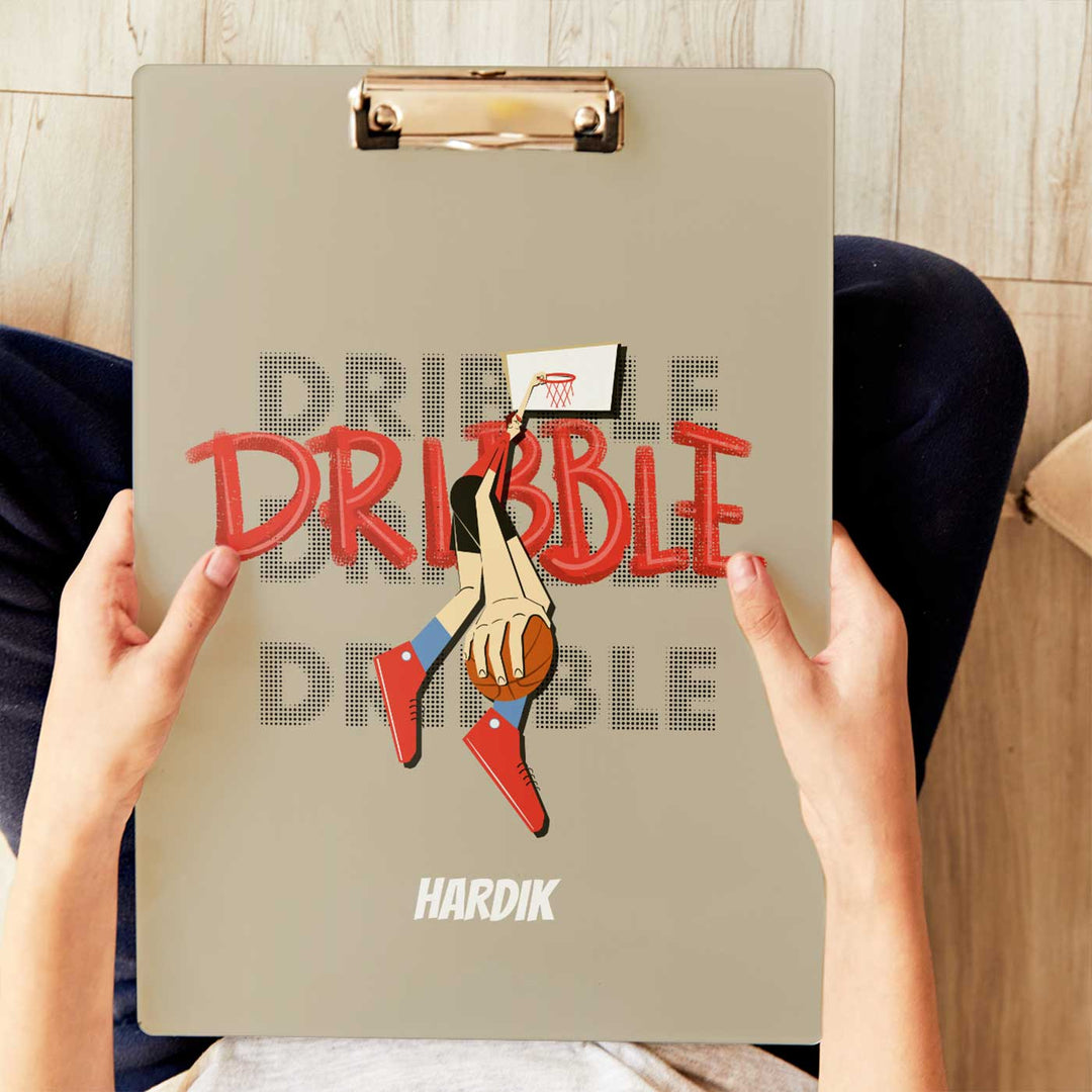 Personalized Basketball Fever Boy Theme Acrylic Clipboard