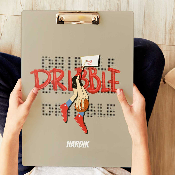 Personalized Basketball Fever Boy Theme Acrylic Clipboard