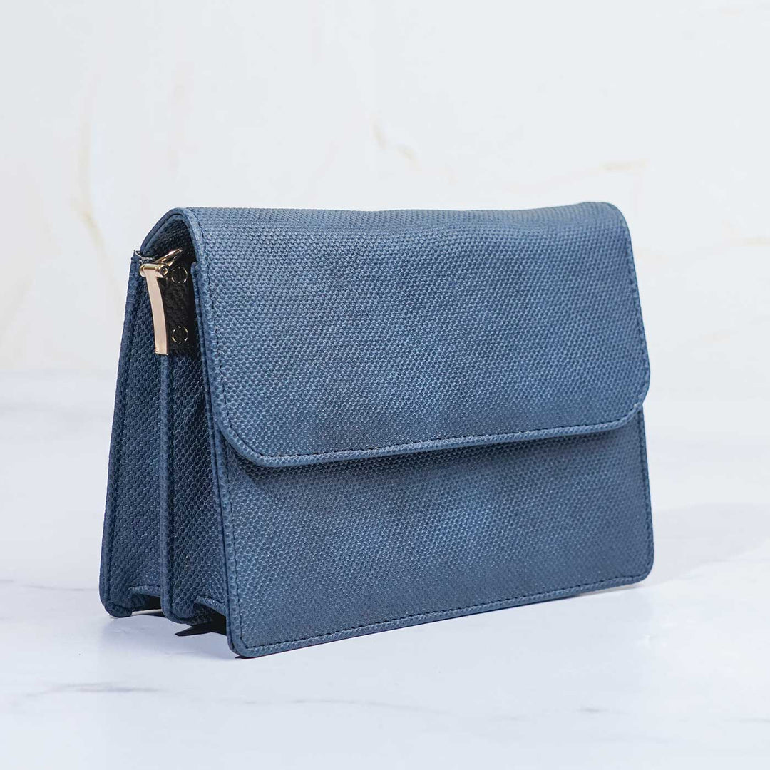 Personalized Faux Leather Sling Bag With Changeable Straps