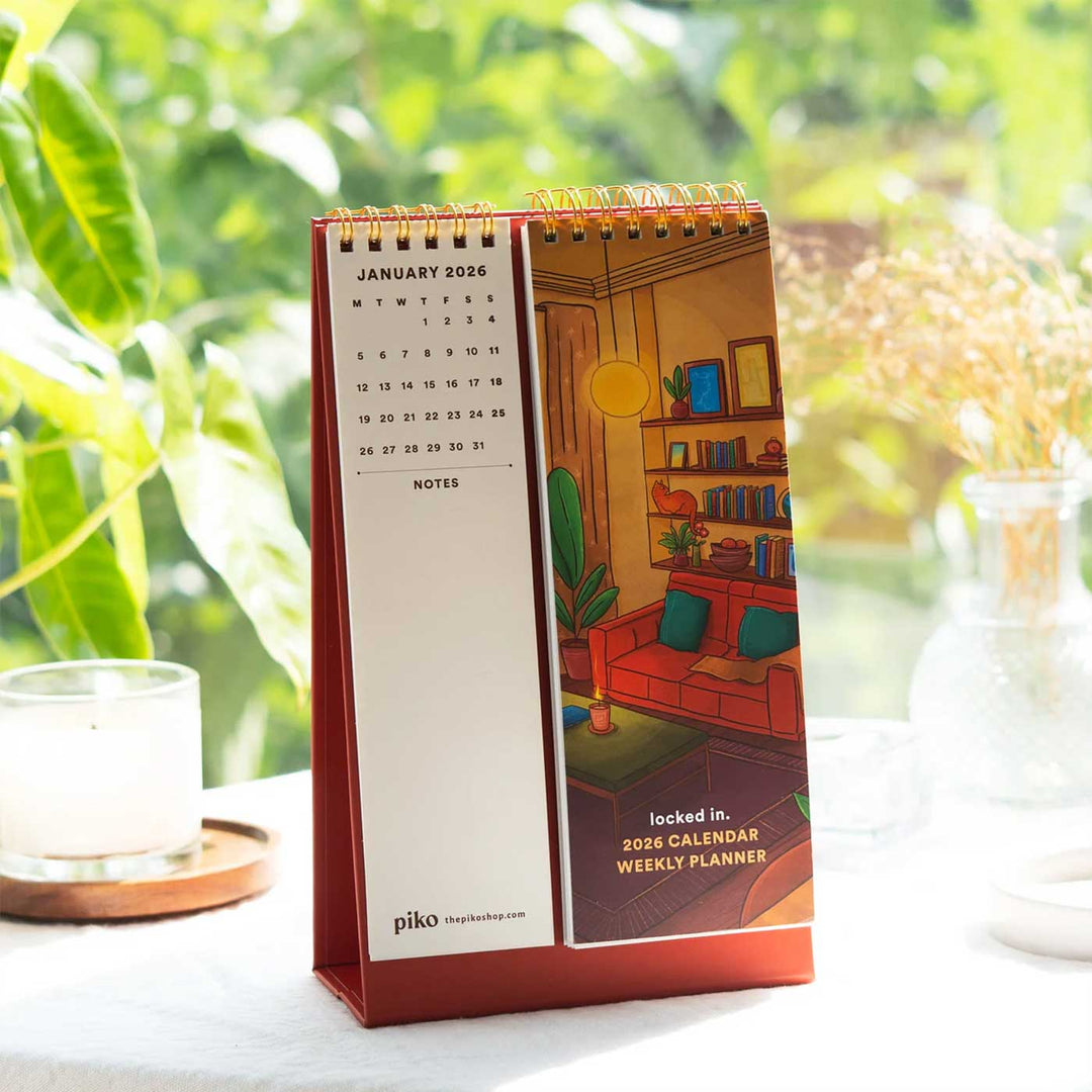 Cozy Room Calendar With Daily Planner