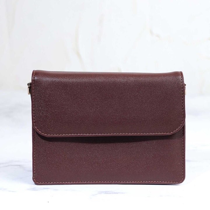 Personalized Faux Leather Sling Bag With Changeable Straps
