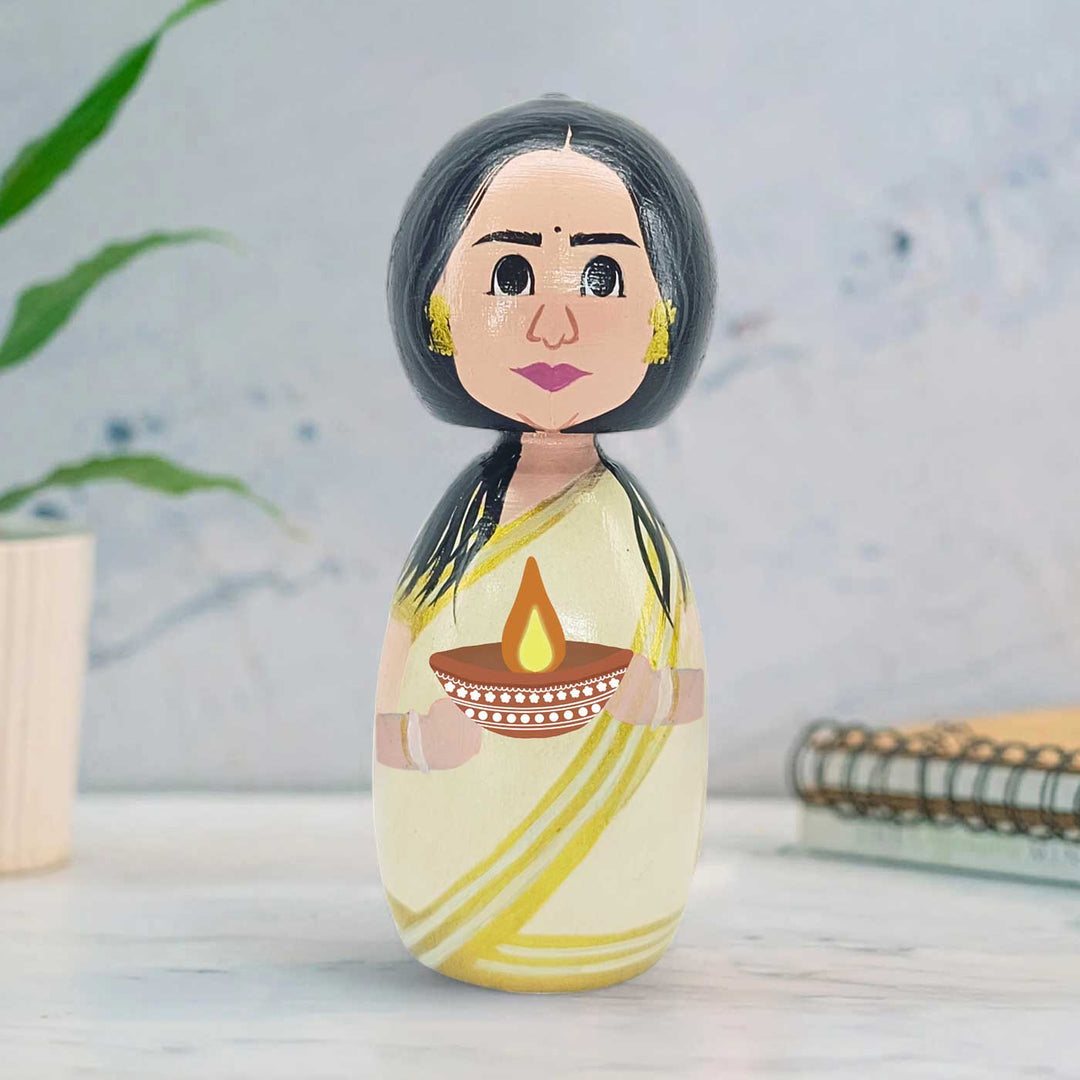 Photo Personalized Wooden Peggy Doll