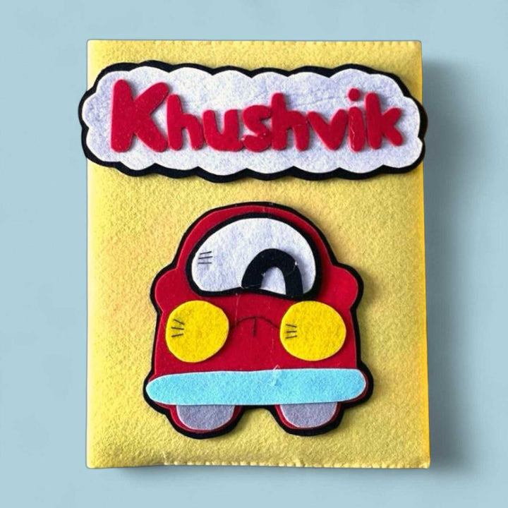 Personalized 3D Car Theme Felt Photo Album For Kids