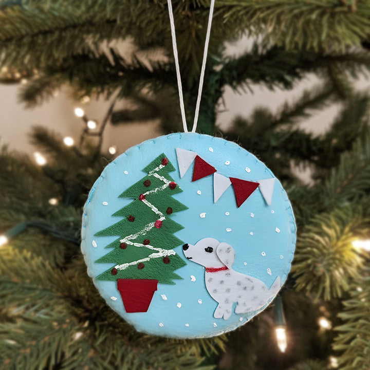 Handmade Xmas Tree Felt Ornament For Christmas Tree Decoration