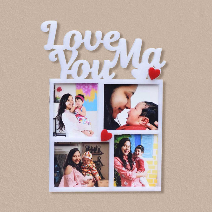 Photo Personalized Handmade Collage Acrylic Fridge Magnet For Mom