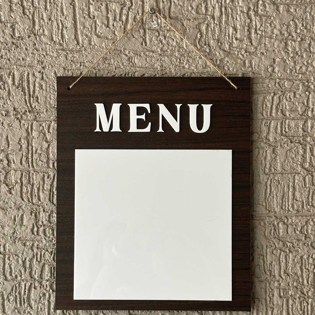 Handmade Small Wooden Menu Board