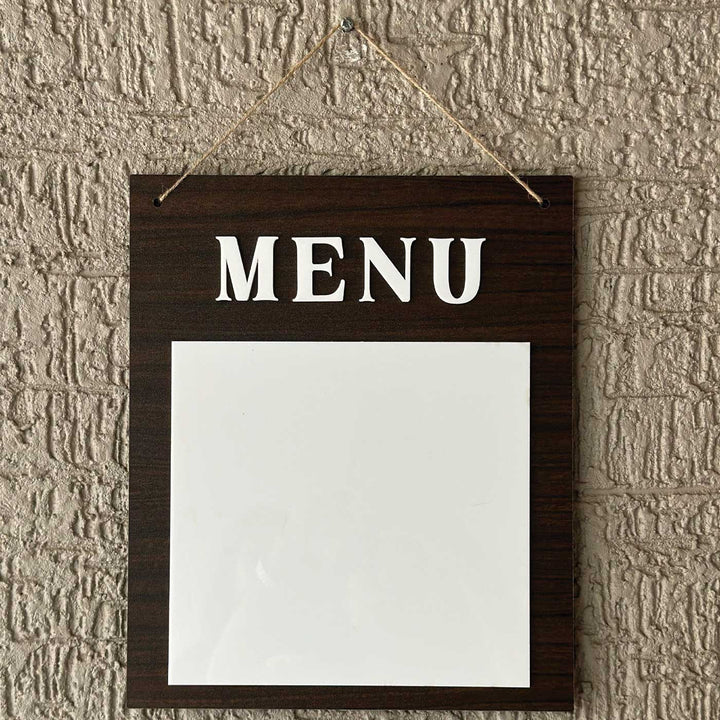 Handmade Small Wooden Menu Board