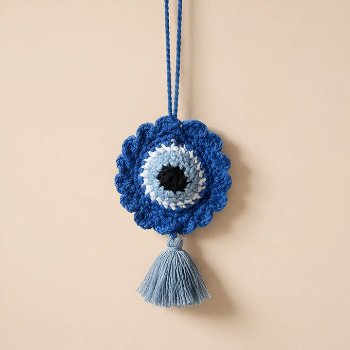 2 Pc | Handmade Crochet Evil Eye Hangings