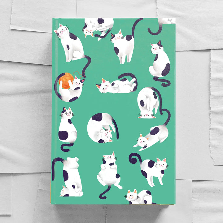 Printed Cat Theme Ruled Notebook | A5 | 50 Pages